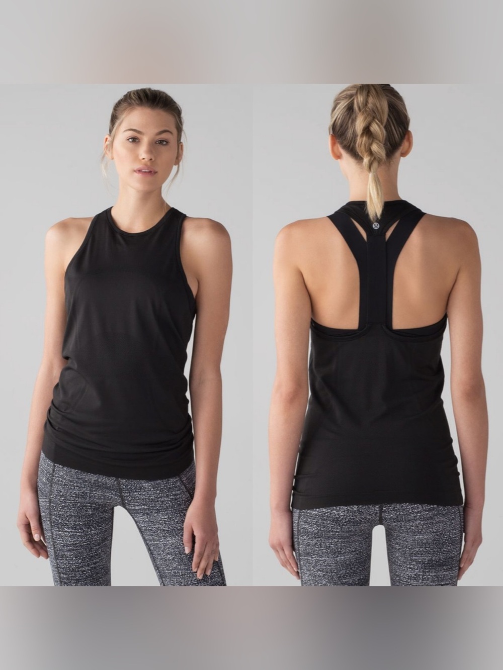 Lululemon Swiftly Tech T-Back Black Tank Top Size 4